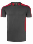 Afbeeldingen van Havep t-shirt 10072 grijs/rood