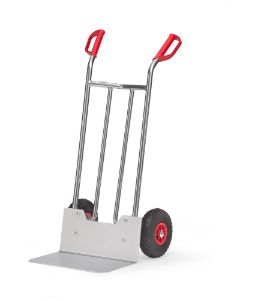 Afbeeldingen van Fetra Aluminium steekwagen schep: 300x480mm Draagvermogen: 150 kg, massief rubber wiel