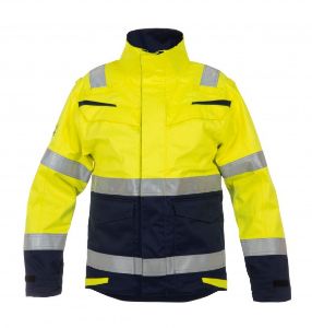 Afbeeldingen van HYDROWEAR Matre winter parka  fluor geel/marine 4XL