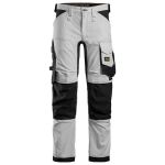 Afbeeldingen van Snickers Workwear AllroundWork, Stretch Werkbroek 6341 Wit/Zwart