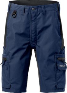 Afbeeldingen van Fristads korte broek 126517 marineblauw/zwart