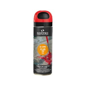 Afbeeldingen van Soppec Markeerspray FLUO TP 180° Rood