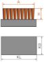 Afbeeldingen van LESSMANN Vijlenborstel 250mm