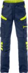 Afbeeldingen van Fristads broek 129482 marineblauw/fluor geel