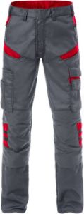 Afbeeldingen van Fristads broek 2555 stfp grijs/rood