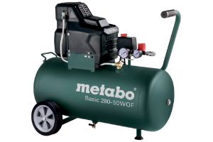 Afbeeldingen van Metabo Compressor Basic 280-50 W OF olievrij. max werkdruk 8 bar
