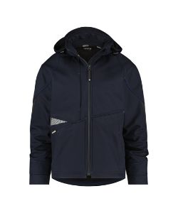 Afbeeldingen van Dassy softshell Gravity marine/grijs