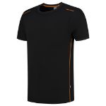 Afbeeldingen van TRICORP WORKWEAR T-shirt Accent 102703  zwart/oranje 3XL