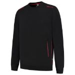 Afbeeldingen van TRICORP WORKWEAR Sweater Accent 302703 zwart/rood  4XL