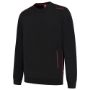 Afbeeldingen van TRICORP WORKWEAR Sweater Accent 302703 zwart/rood S