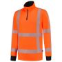 Afbeeldingen van TRICORP SAFETY Zip Sweater RWS Revisible 303701 fl.oranje XS