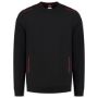 Afbeeldingen van TRICORP WORKWEAR Sweater Accent 302703 zwart/rood S