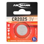Afbeeldingen van Ansmann lithium knoopcel batterij cr2025 3.0 v