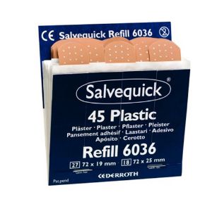 Afbeeldingen van Pleisters Salvequick navulling plastic 6036 (6()