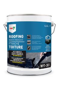 Afbeeldingen van Tec7 roofing WP7-301 waterdicht zwart 4.4 l