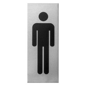 Afbeeldingen van GPF bouwbeslag Toiletbord, Aluminium 0402.80.0001 Heren