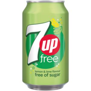 Afbeeldingen van Seven Up free blik 33cl (24)