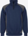 Afbeeldingen van Fristads sweater 7048 GSM marineblauw/grijs