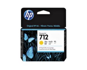 Afbeeldingen van HP inktcartridge 712 3ED69A geel