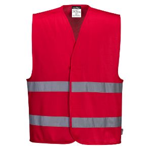 Afbeeldingen van Portwest veiligheidsvest F474 rood