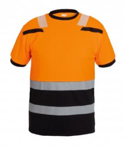 Afbeeldingen van Hydrowear t-shirt Tulsa fluor oranje/zwart