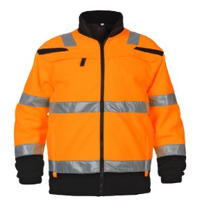 Afbeeldingen van Hydrowear fleece Torgau fluor oranje/zwart