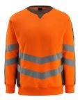 Afbeeldingen van MASCOT® Sweatshirt 50126 wigton fluor oranje/donker antraciet L