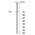 Afbeeldingen van Dutack Fasteners Minibrad SKN12 SKN12-35m 