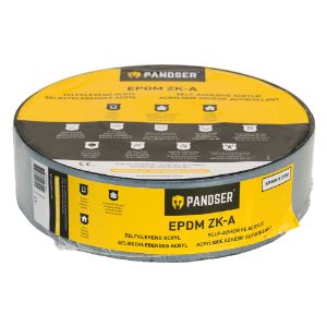 Afbeeldingen van Pandser EPDM Folie Acryl Zelfklevend 50 x 0,05mm (20m) zwart