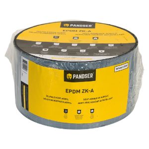 Afbeeldingen van Pandser EPDM Folie Acryl Zelfklevend 100 x 0,05mm (20m) zwart