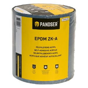 Afbeeldingen van Pandser EPDM Folie Acryl Zelfklevend 200 x 0,05mm (20m) zwart