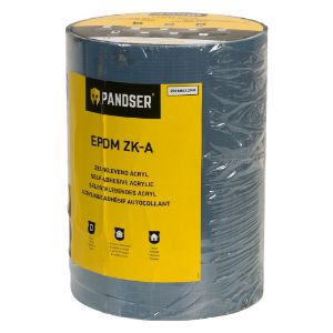 Afbeeldingen van Pandser EPDM Folie Acryl Zelfklevend 250 x 0,05mm (20m) zwart