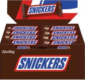 Afbeeldingen van Snickers losse reep 50 gram (Per doos van 32 stuks)