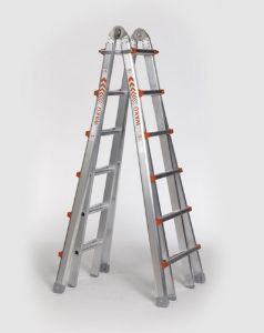 Afbeeldingen van Waku Waku telescopische vouwladder 3. 4x6 sporten