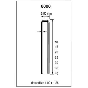 Afbeeldingen van Dutack Fasteners Nieten 6000-serie 6035 35mm gegalvaniseerd