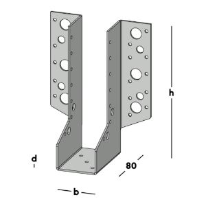 Afbeeldingen van GB Raveeldrager zwaar 2mm 380 46x167