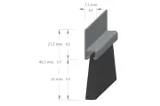 Afbeelding door-line afdichtborstel AH5