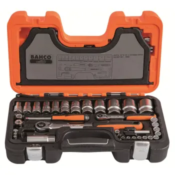Afbeelding BAHCO doppenset 1/4" en 1/2" S560