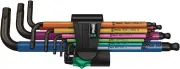 950 SPKL/9 SM N Multicolour Stiftsleutelset, metrisch, BlackLaser, 9 -delig