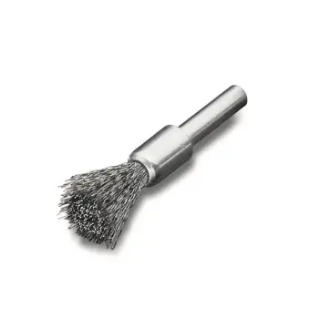 Afbeelding LESSMANN penseelborstel met stift, staaldraad, vermessingd, litzedraad
