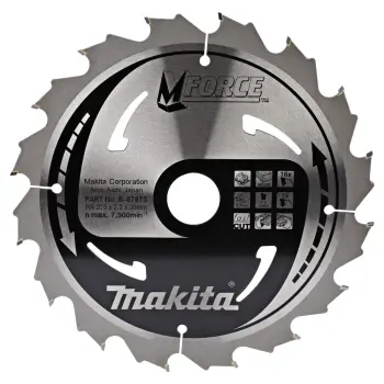 Afbeelding Makita zaagb mforce 210x30x2,3 16t15g B-07973