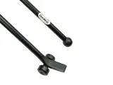 Rolkoevoet 1500x30mm met knop