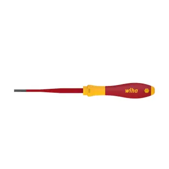 Afbeelding Wiha schroevendraaier softfinish electric slimfix sleufkop 3201