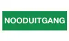 Afbeelding Pikt-o-norm pictogram nooduitgang tekst