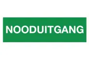 Afbeelding Pikt-o-norm pictogram nooduitgang tekst