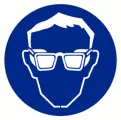 Afbeelding Pikt-o-norm pictogram oogbescherming verplicht
