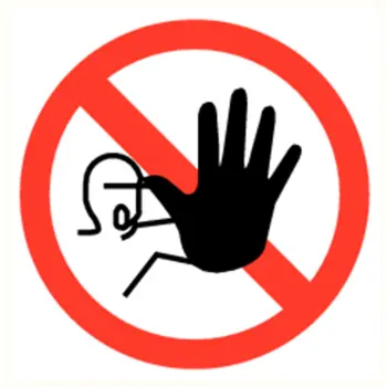 Afbeelding Pikt-o-norm pictogram toegang verboden
