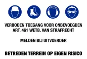 Afbeelding Pikt-o-norm tekstbord bouwbord