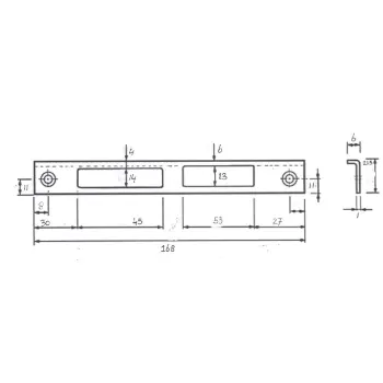 Afbeelding Mauer sluitplaat 190720/721 Polynorm D+N