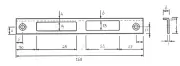 Afbeelding Mauer sluitplaat 190720/721 Polynorm D+N